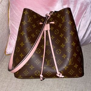 Louis Vuitton NeoNoe MM Rose Poudre Bag Like New